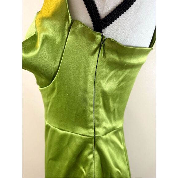 NWT BHLDN Leah Sleeveless Sweetheart Stretch, Satin Midi Dress Women's Small - Picture 4 of 13